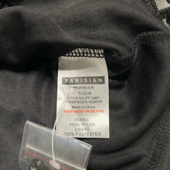 Parisian Works Sheer Black Polka Dot Blouse - Picture 3 of 3